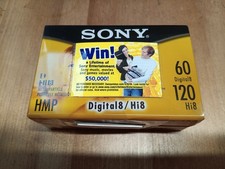 2 Sony Hi8 HMP Video Tape Cassette Digital8 60/120 min - New