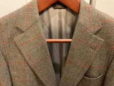 Paul Stuart Wool Stuart II Windowpane Blazer 42R