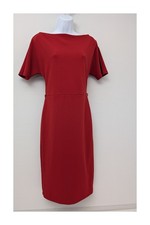 River Island Red Dress Uk 10 42 Inch Length Polyester Elastane Dress