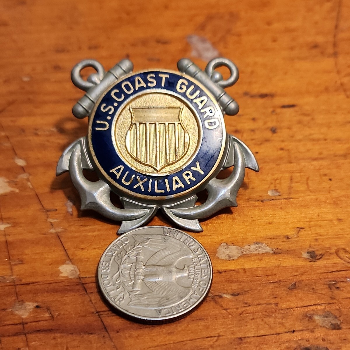 U.S. Coast Guard Auxiliary Tie Tac Lapel Pin USCG MJtr9 | eBay