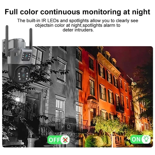 Wireless 4G 4K 6MP Dual Lens Solar Security Camera 10X Zoom PTZ CCTV Outdoor - Picture 9 of 12
