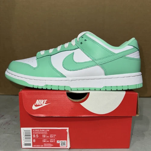 Women’s Nike Dunk Low Green Glow - Size 9.5W/8M - [DD1503-105] Brand New DS