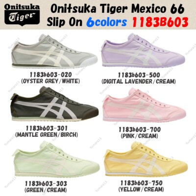 Onitsuka Tiger MEXICO 66 SLIP-ON 6Colors 1183B603 Unisex Size