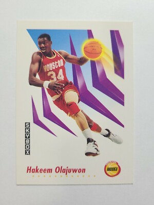 HAKEEM OLAJUWON 1991-92 SKYBOX BASKETBALL CARD # 105 E5281