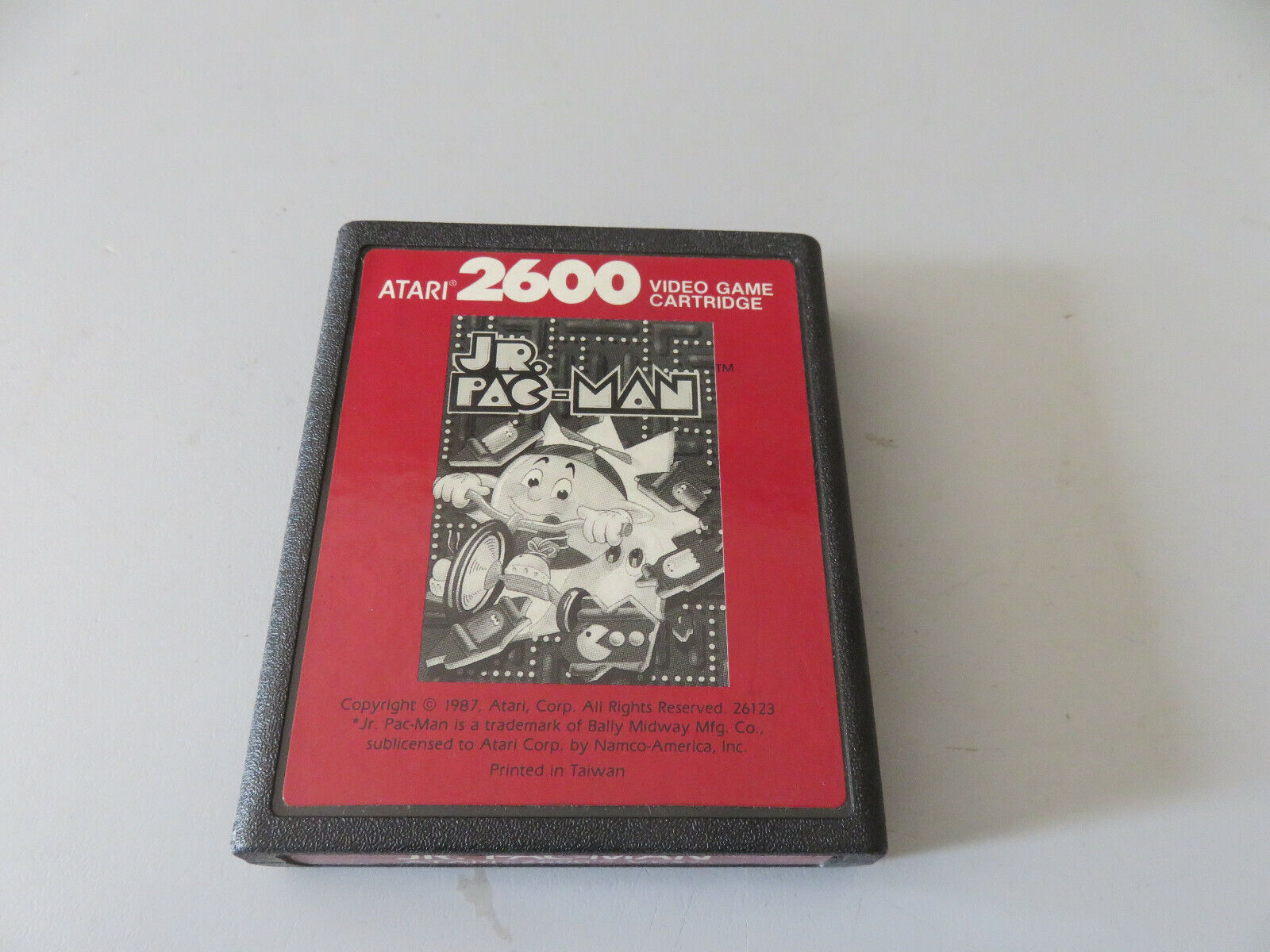 Jeu Videogame Vintage Atari 2600 Jr. Pac Man 1987 Namco America