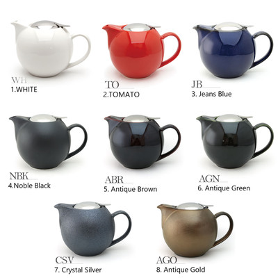 Winsor Textured Elegance Teapot - 1000cc Ceramic Kettle - ( Black