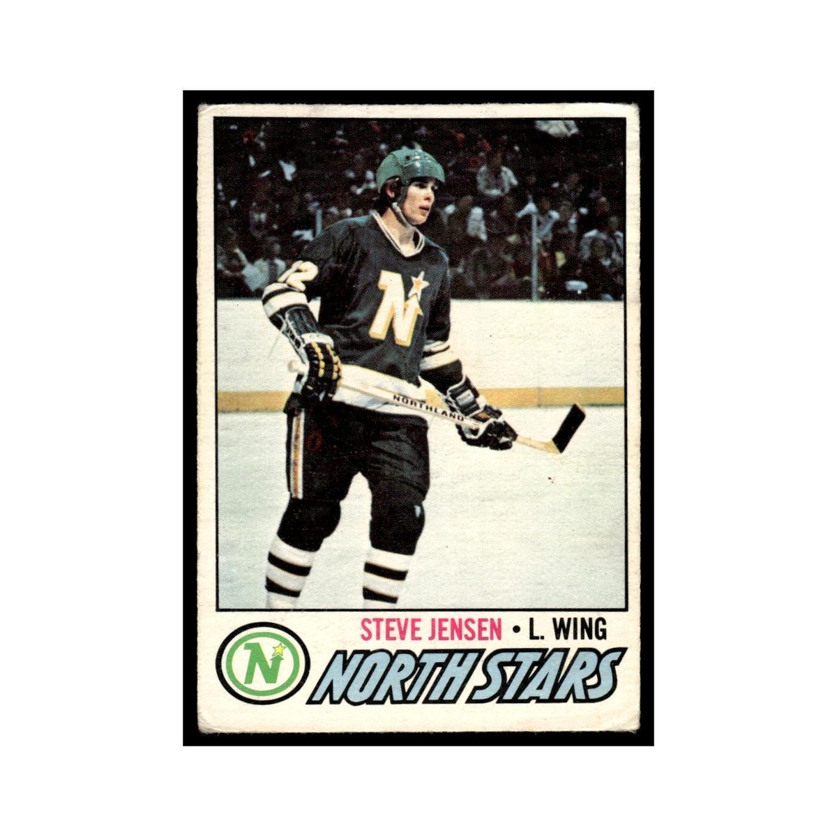 Steve Jensen Rookie 1977 O-Pee-Chee #238 Minnesota North