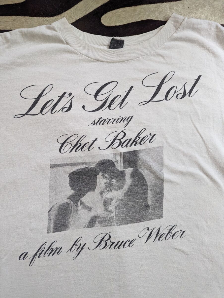 Rare 80s Vintage Bruce Weber Lets Get Lost Shirt Chet Baker Rare 80s Vintage Bruce Weber Lets Get Lost Shirt Chet Baker