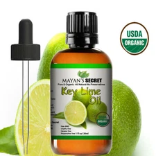 Mayan’s Secret USDA Certified Organic Key Lime Essential Oil for Diffuser & Reed