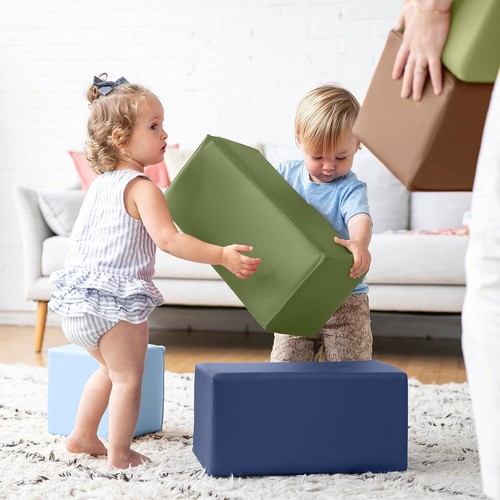 Soft and Safe Toddler Foam Building Blocks – 7-Piece Playset for Little Hands - Picture 8 of 12