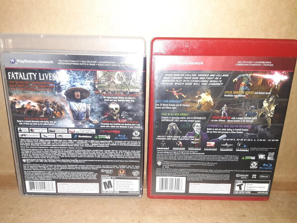 Mortal Kombat & Mortal Kombat Vs. DC Universe For PlayStation 3 (2009,2011 WB) - Image 2 of 4
