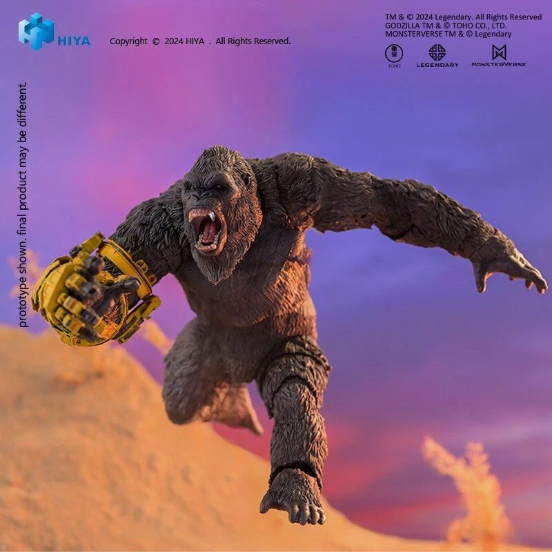 HIYA Godzilla x Kong: The New Empire King Kong Mechanical Gloves Action Figure@ - Image 3 of 4