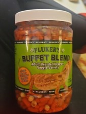 FLUKER'S Buffet Blend Veggie Variety for Adult Bearded Dragons - 7 oz