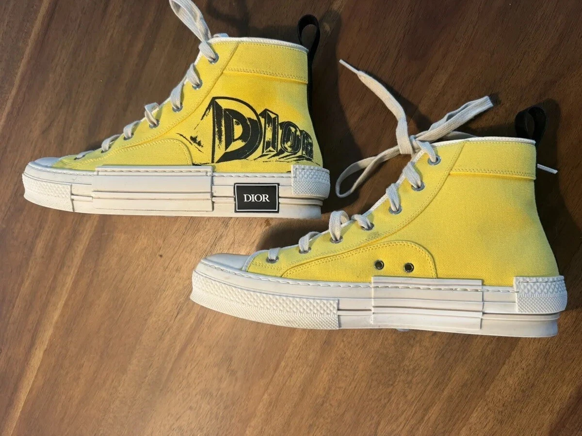 Baskets Dior homme b23 jaune SS23 taille EAU42/US9