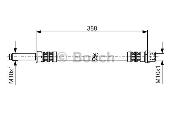 BOSCH 1987476300 Flessibile del freno