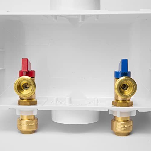 Premium Washing Machine Laundry Outlet Box with Center Drain 1/2Inch