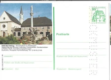 P 130 Bildpostkarte Imprimer Échantillon 50 Pfennig B&S Bad Aibling h2/32