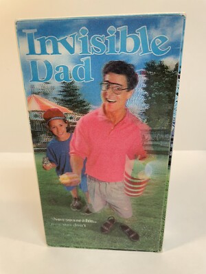 Invisible Dad (VHS, 1998, Lenticular Art) Daran Noris Mary Elizabeth McGlynn