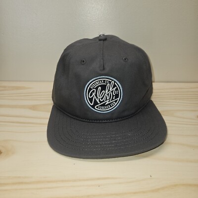 NEFF Sporty Gray Surf Style Skater Snap Back Flat Bill Adjustable 