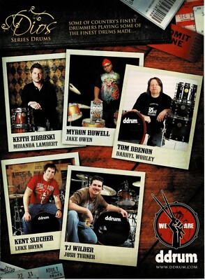 DDRUM - ZIBROSKI / HOWELL / SLUCHER / DRENON / WILDER - 2009 Print Ad