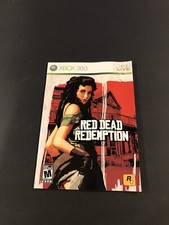 red dead redemption xbox 360 Manual Only