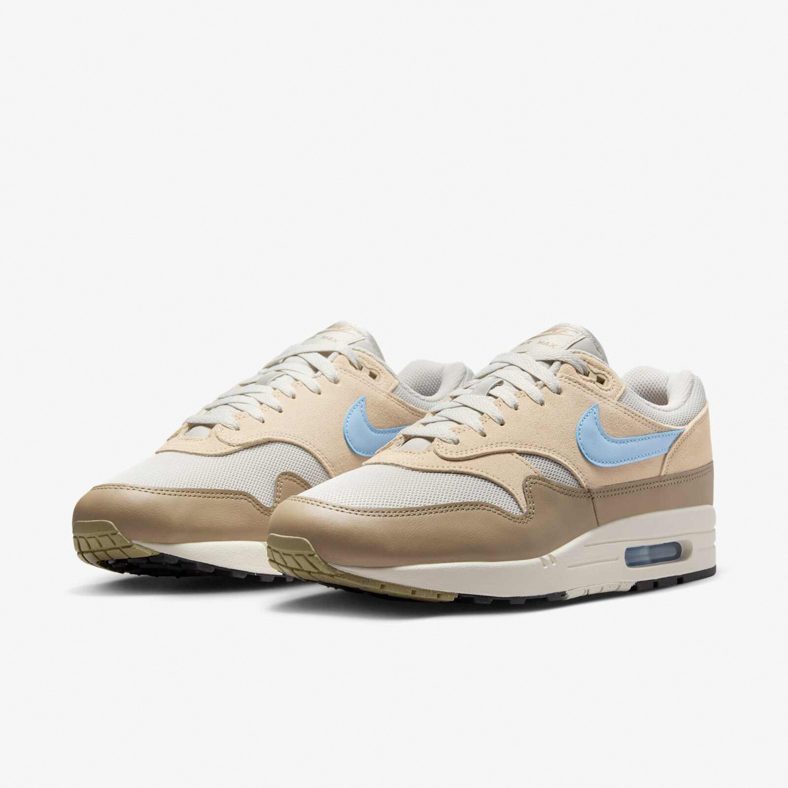 Nike Air Max 1 Essential Light Bone Psychic Blue Men Casual Shoes FZ5808-009