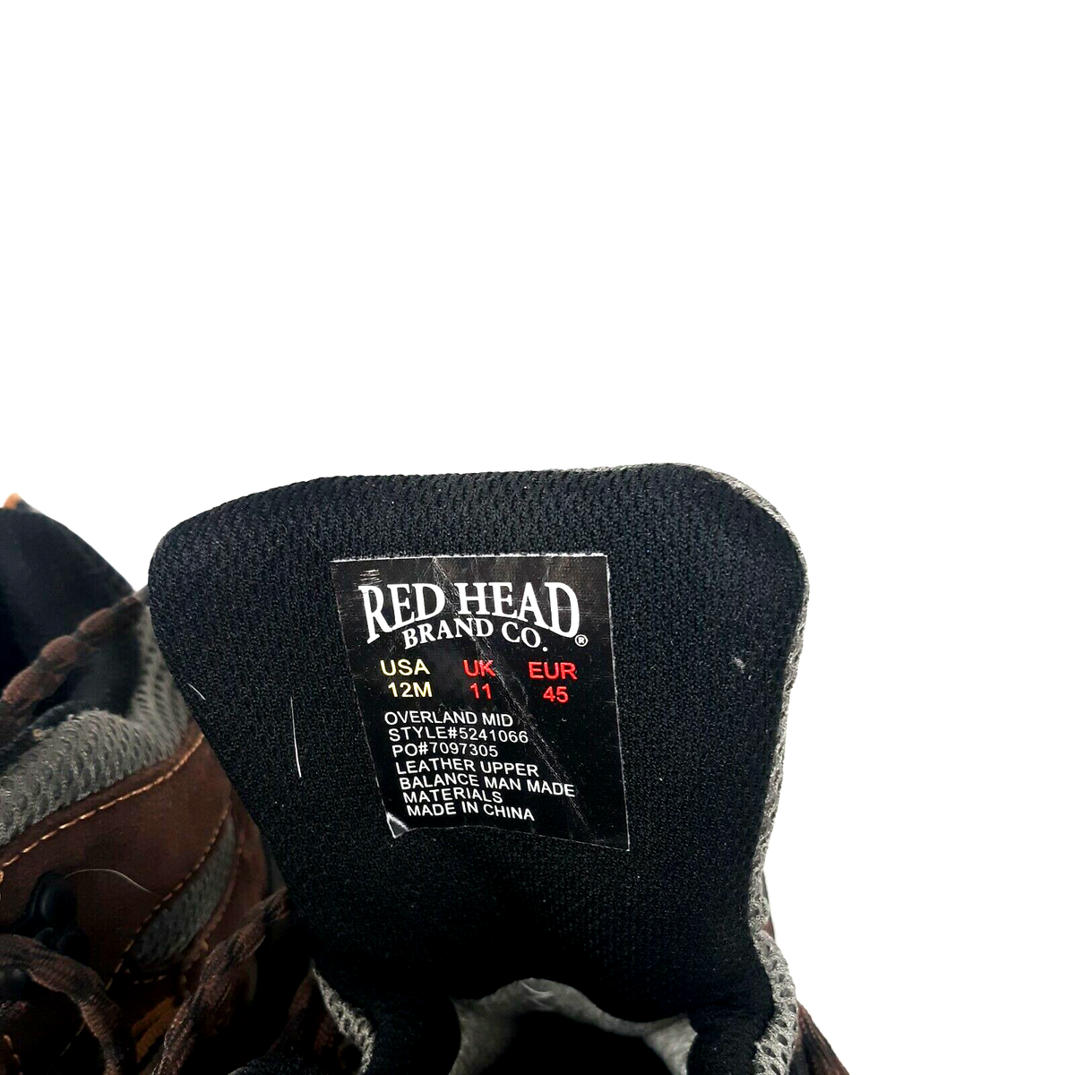 Red Head Brand Co Mens Sz 12 Overland Mid Waterproof Hiking 
