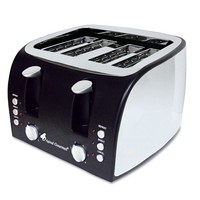 Coffee Pro 4-slice Multi-function Toaster With Adjustable Slot Width Black on sale Coffee Pro 4-slice Multi-function Toaster With Adjustable Slot Width Black on sale