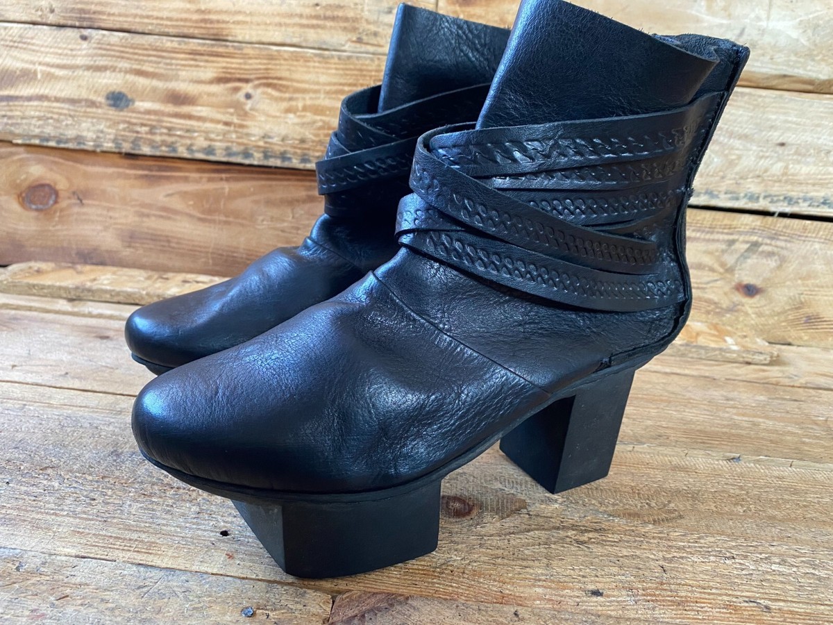 Trippen transistor black leather , avant-garde gothic