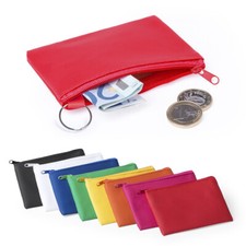 Short Wallet Card Holder Pouch Coin Bag Mini Purse Waterproof Zipper PU Simple  