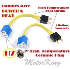 For H7 Male-Female Wiring Harness Connector Plug Adapter Socket Headlight HC01