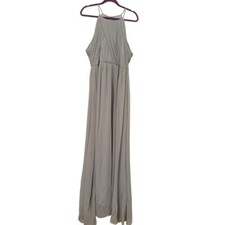 BHLDN Gray-Blue Formal Gown - Size 16