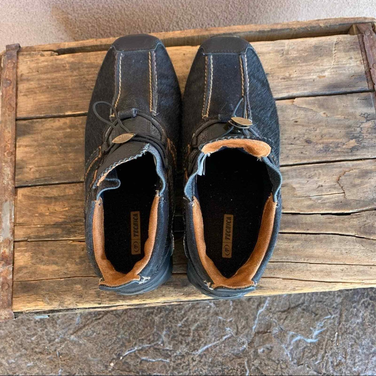 Tecnica Black Cowhide Ankle Boots | eBay display picture 3