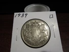 1939 - Canada half dollar - Silver - Canadian 50 cent
