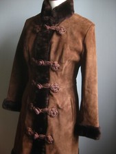 Vintage Russian Princess Leather Fur Trim Coat 8 6 Fur Penny Lane Swears & Wells