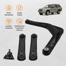 Rear Upper & Lower Control Arm for Jeep Grand Cherokee WJ 1999-2004 w/Ball Joint