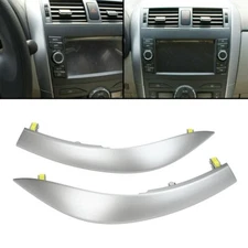 For Toyota for Corolla 07-13 Car Center Dash A/C Outlet Air Vent Panel Cover Kit