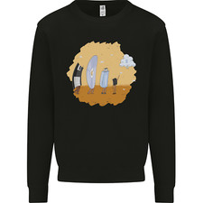 Storage Evolution Retro SSD CD Flash Drive PC Mens Sweatshirt Jumper
