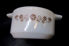 4 Dynaware Individual Bake Bowls Brown on White Glass Ramekins Casserole Bowls — photo 2
