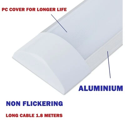 BRIGHTEX LED TUBE LIGHT 4FT 5FT 6FT 50W 60W 72W BATTEN LAMP LED STRIP BULBS PANEL 7000K