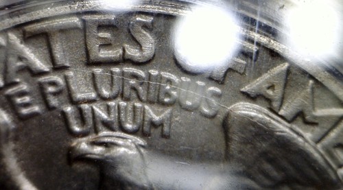 1940s ANACS MS64 Washington Quarter CH BU + Silver Coin ERROR BIG DIE CRACKS NR - Picture 2 of 9