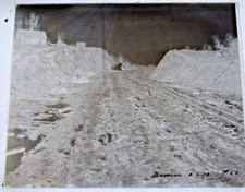 Ca.1918 Glass Photo Plate - Illinois Central Railroad Construction - KY   ju