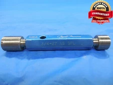 3/4 27 NS SPL THREAD PLUG GAGE .75 GO NO GO P.D.'S = .7289 & .7359 UNS TOOL