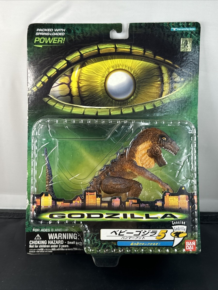 バンダイ おもちゃ GODZILLA Baby Godzilla #5 Hammer Foot Action Figure 1998
