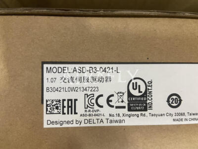 Ein Neu Delta Servo Schrauber ASD-B3-0421-L 400W Einphasig AC220V