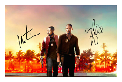 Bad Boys For Life Signed A4 Photo Print Autograph Will Smith Martin Lawrence