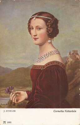 ART:  Cornelia Vetterlein by Joseph Karl Stieler - Gallery of Beauties - GERMANY