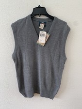 Deadstock Vintage Gray Jantzen Sweater Vest / Size Large With Tags USA