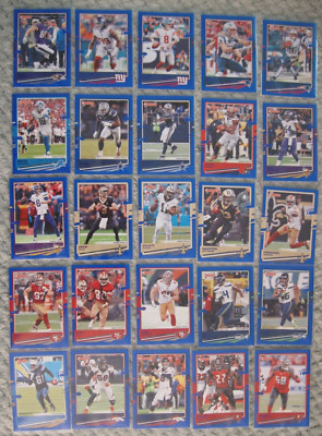 DONRUSS NFL PRESS PROOF BLUE 2020 25-CARD LOT 2020 Incredible Selection! MINT
