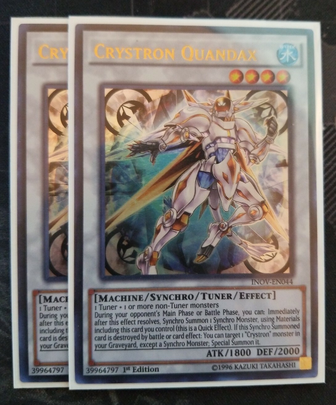 Phénix Crystron (INOV-FR046) - Carte Yu-Gi-Oh! Invasion: Vengeance - C